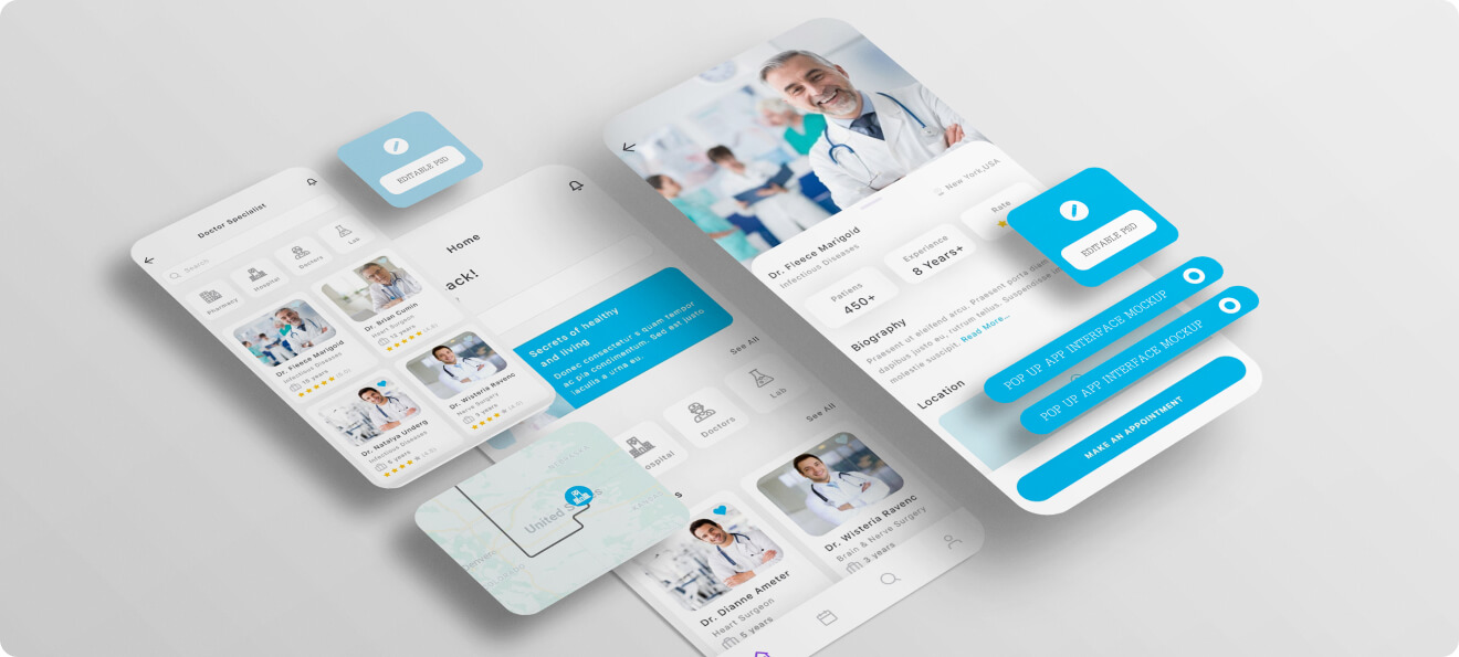 Healthcare App ui design